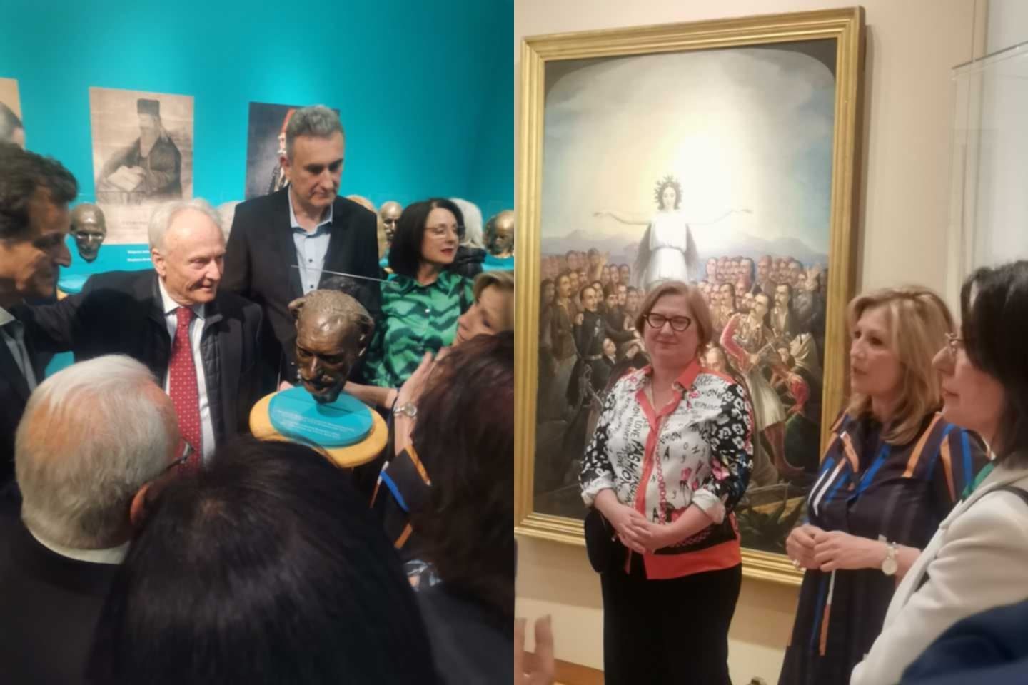 Εγκαινιάστηκε το Σάββατο: Τα Χάλκινα Προσωπεία των Ηρώων του 1821
