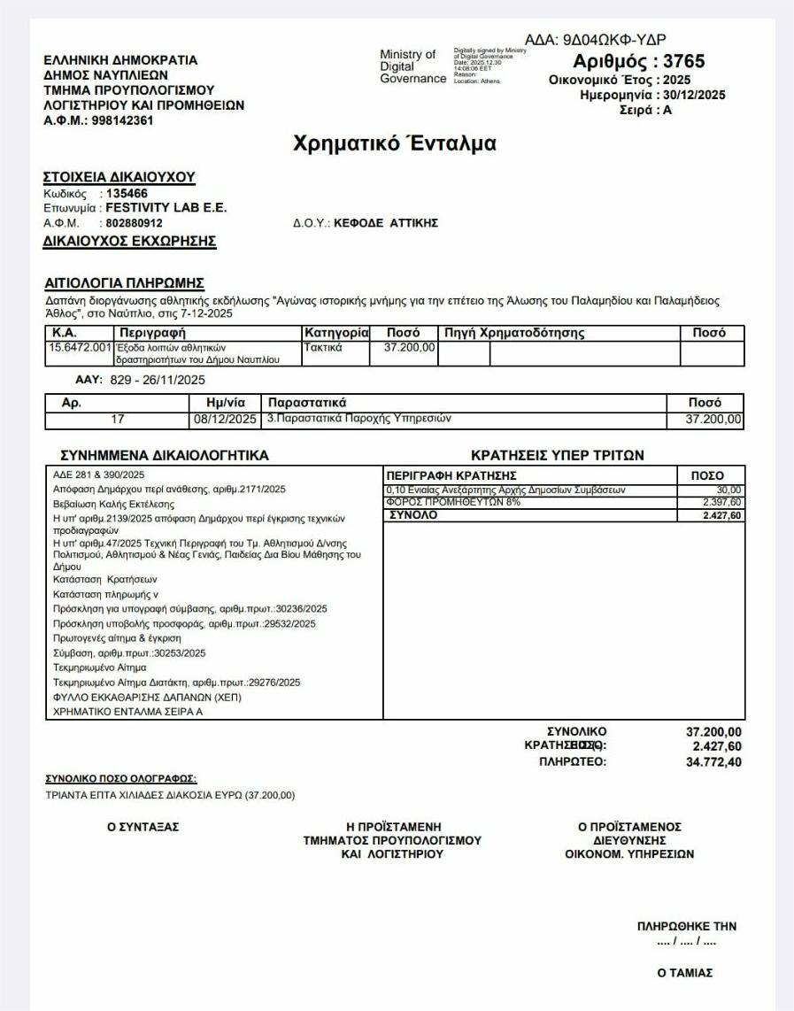 Ούτε  20 … ούτε  30 … αλλά 37.200   ΣΤΟΙΧΙΣΕ  Ο  ΠΑΛΑΜΗΔΕΙΟΣ  ΑΘΛΟΣ