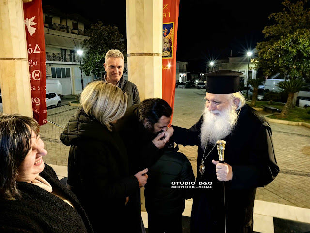 Ομιλία του Μητροπολίτη Αργολίδας  στην Αγία Τριάδα Μέρμπακα