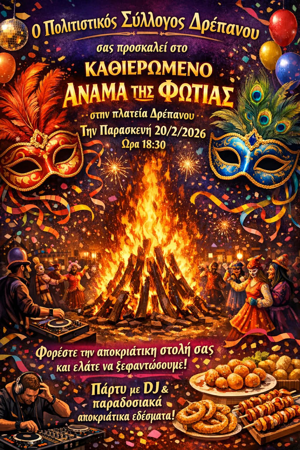 “Η ΦΩΤΙΑ ΑΝΑΒΕΙ ΣΤΟ ΔΡΕΠΑΝΟ”