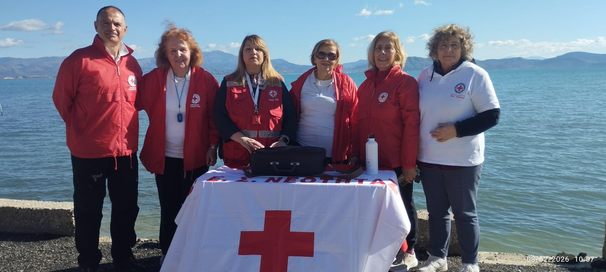 Ελληνικός Ερυθρός Σταυρός του Περιφερειακού Τμήματος Άργους στον 24ο Δρόμο Αργολικού Κόλπου