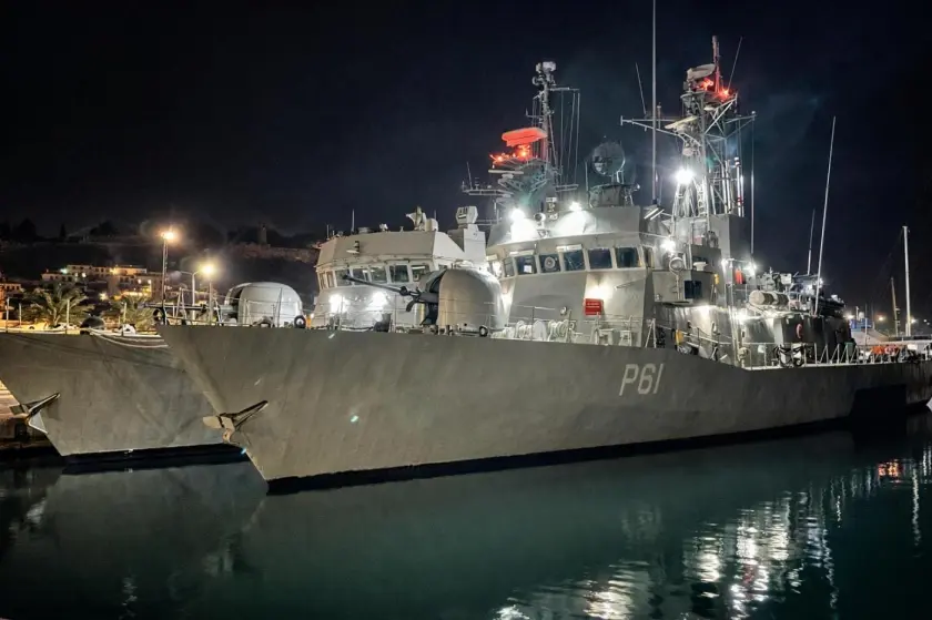 Κανονιοφόροι του Πολεμικού Ναυτικού  στο  Ναύπλιο