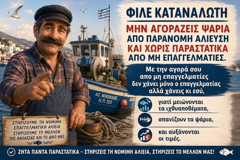 Mεγάλη γάγγραινα η παράνομη αλιεία