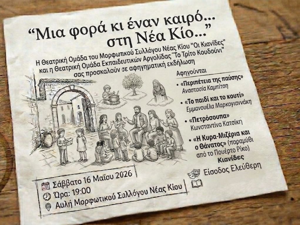 «Μια φορά κι έναν καιρό… στη Νέα Κίο…»