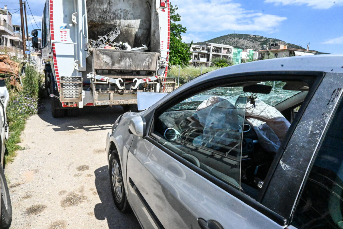 Άργος:  σύγκρουση ΙΧ με απορριμματοφόρο