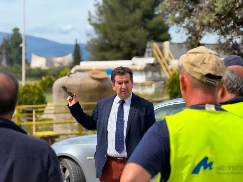 ΑΕΙΚΙΝΗΤΟΣ Ο  ΔΗΜΑΡΧΟΣ  ΑΡΓΟΥΣ  – ΜΥΚΗΝΩΝ : Το Εργοστάσιο Βιολογικού Καθαρισμού επισκέφθηκε σήμερα