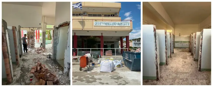 Δήμος Άργους – Μυκηνών:  ΕΡΓΑΣΙΕΣ  ΑΝΑΚΑΙΝΙΣΗΣ  ΣΕ  ΣΧΟΛΕΙΑ