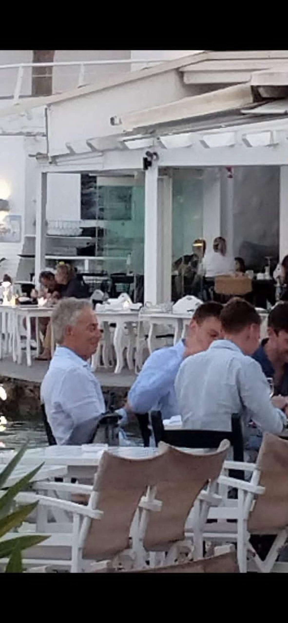 Ο  Τόνι Μπλερ  στην  Αργολίδα