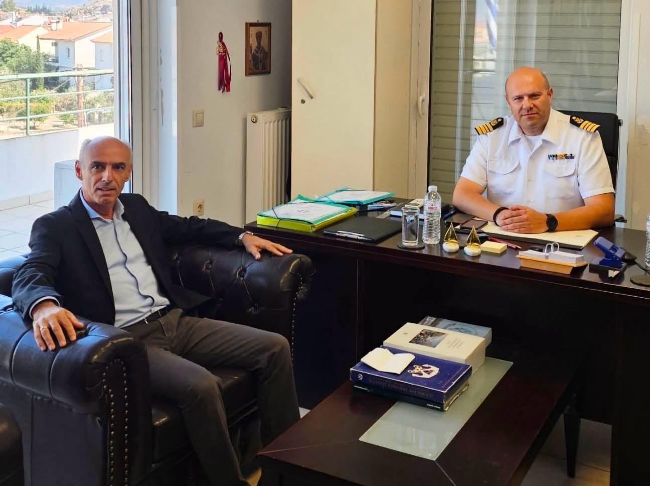 Επίσκεψη στο λιμεναρχείο Ναυπλίου