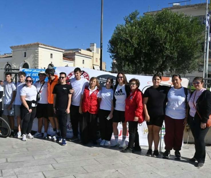 Sτην ποδηλατάδα του Α.Σ. «ΑΕΤΙΟΣ»